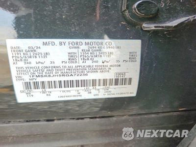 Zdjęcie 13 z 13 samochodu: 2024 FORD EXPLORER TIMBERLINE VIN:1FMSK8JH5RGA72236 - miniatura
