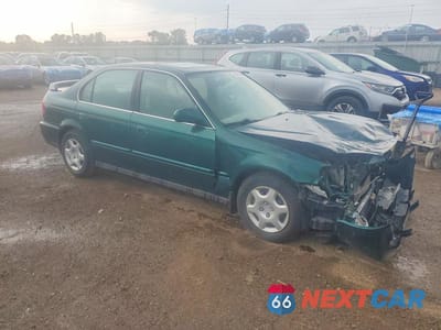 Czwarte zdjęcie samochodu z boku: 1999 HONDA CIVIC EX VIN:1HGEJ8640XL021422 - miniatura