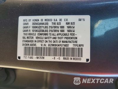 Zdjęcie 13 z 13 samochodu: 2015 HONDA CR-V LX VIN:3CZRM3H34FG716037 - miniatura