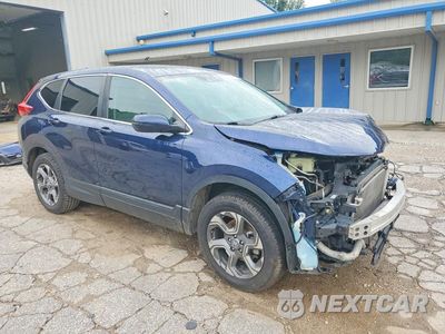 Czwarte zdjęcie samochodu z boku: 2017 HONDA CR-V EXL VIN:5J6RW2H82HL019472 - miniatura