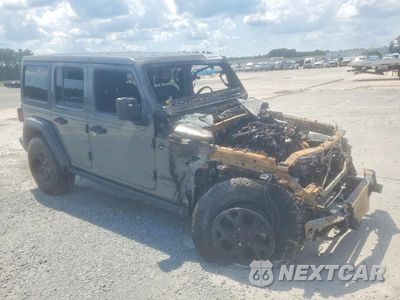Czwarte zdjęcie samochodu z boku: 2021 JEEP WRANGLER UNLIMITED SPORT VIN:1C4HJXDN2MW733927 - miniatura