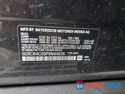 Zdjęcie 13 z 13 samochodu: 2023 BMW X5 SDRIVE 40I VIN:5UXCR4C09P9N44636 - miniatura