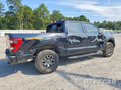 Trzecie zdjęcie samochodu z tyłu: 2021 FORD F150 SUPERCREW VIN:1FTEW1E85MFC17541 - miniatura