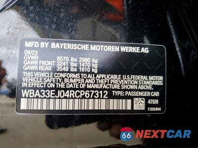 Zdjęcie 12 z 12 samochodu: 2024 BMW 760 XI VIN:WBA33EJ04RCP67312 - miniatura