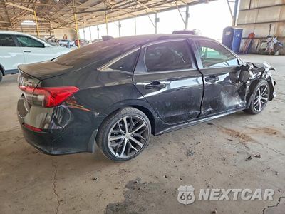 Trzecie zdjęcie samochodu z tyłu: 2022 HONDA CIVIC TOURING VIN:2HGFE1F95NH308535 - miniatura