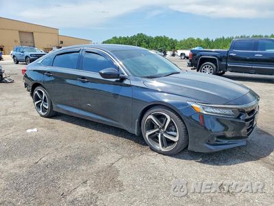 Czwarte zdjęcie samochodu z boku: 2021 HONDA ACCORD SPORT VIN:1HGCV2F39MA028540 - miniatura