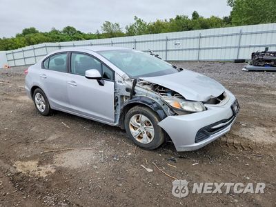 Czwarte zdjęcie samochodu z boku: 2013 HONDA CIVIC LX VIN:19XFB2F55DE200419 - miniatura