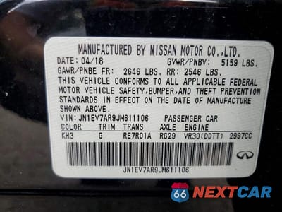 Zdjęcie 12 z 12 samochodu: 2018 INFINITI Q50 3.0T LUXE VIN:JN1EV7AR9JM611106 - miniatura