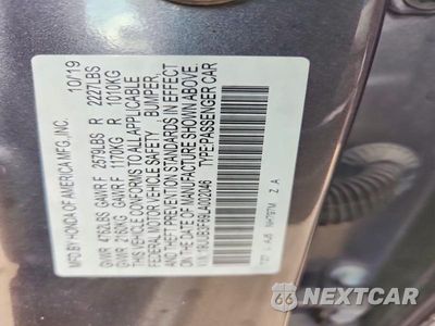 Zdjęcie 13 z 13 samochodu: 2020 ACURA TLX TECHNOLOGY VIN:19UUB3F69LA002046 - miniatura