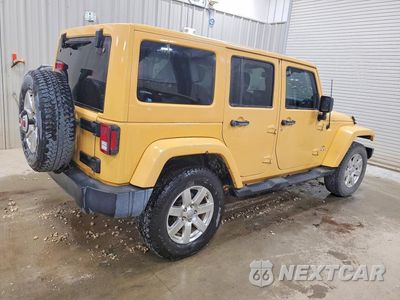 Trzecie zdjęcie samochodu z tyłu: 2013 JEEP WRANGLER UNLIMITED SAHARA VIN:1C4BJWEG2DL646028 - miniatura