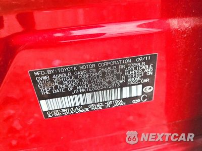 Zdjęcie 12 z 12 samochodu: 2011 LEXUS ES 350 VIN:JTHBK1EG5B2472313 - miniatura