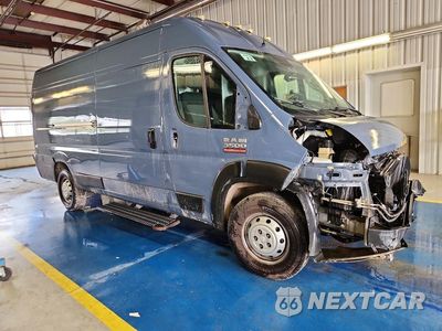 Czwarte zdjęcie samochodu z boku: 2021 RAM PROMASTER 3500 DELIVERY VAN VIN:3C6MRVJGXME580488 - miniatura