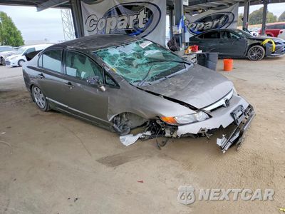 Czwarte zdjęcie samochodu z boku: 2008 HONDA CIVIC LX VIN:2HGFA16568H343386 - miniatura