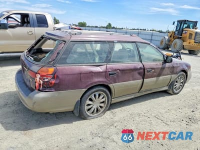 Trzecie zdjęcie samochodu z tyłu: 2000 SUBARU LEGACY OUTBACK VIN:4S3BH6653Y7638401 - miniatura