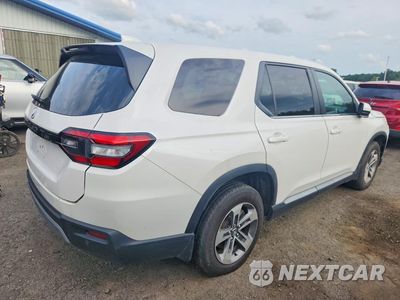 Trzecie zdjęcie samochodu z tyłu: 2023 HONDA PILOT EXL VIN:5FNYG2H50PB010954 - miniatura