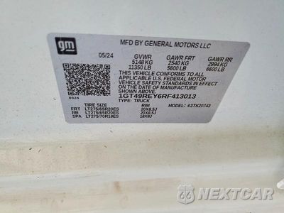 Zdjęcie 12 z 12 samochodu: 2024 GMC SIERRA K2500 DENALI VIN:1GT49REY6RF413013 - miniatura