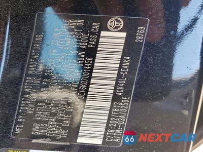 Zdjęcie 12 z 12 samochodu: 2007 TOYOTA CAMRY LE VIN:4T1BE46K07U014456 - miniatura