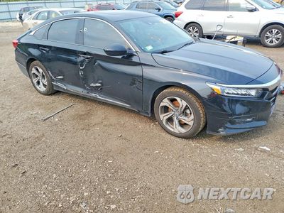 Czwarte zdjęcie samochodu z boku: 2018 HONDA ACCORD EX VIN:1HGCV1F49JA236965 - miniatura