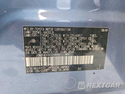 Zdjęcie 13 z 13 samochodu: 2010 TOYOTA RAV4 BASE VIN:JTMZF4DV4A5014944 - miniatura