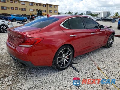 Trzecie zdjęcie samochodu z tyłu: 2019 GENESIS G70 ELITE VIN:KMTG74LE4KU037641 - miniatura