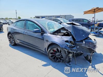 Czwarte zdjęcie samochodu z boku: 2022 TESLA MODEL 3 VIN:5YJ3E1ECXNF114118 - miniatura