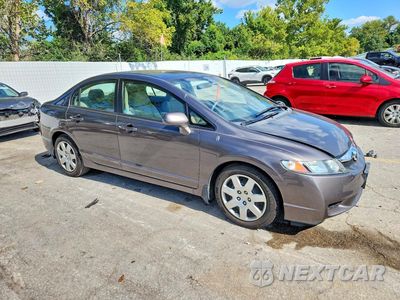Czwarte zdjęcie samochodu z boku: 2009 HONDA CIVIC LX VIN:19XFA16549E003679 - miniatura