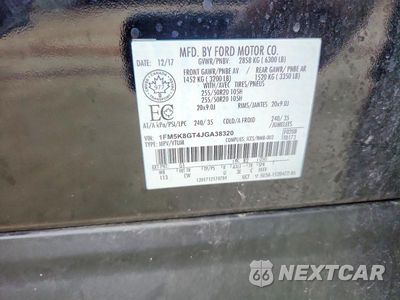 Zdjęcie 13 z 13 samochodu: 2018 FORD EXPLORER SPORT VIN:1FM5K8GT4JGA38320 - miniatura