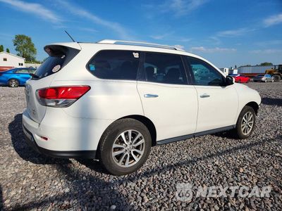Trzecie zdjęcie samochodu z tyłu: 2014 NISSAN PATHFINDER SV VIN:5N1AR2MM0EC625972 - miniatura
