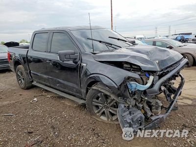 Czwarte zdjęcie samochodu z boku: 2021 FORD F150 SUPERCREW VIN:1FTEW1EP0MFC44525 - miniatura