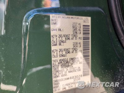 Zdjęcie 12 z 12 samochodu: 2022 NISSAN FRONTIER SV VIN:1N6ED1EJXNN603028 - miniatura