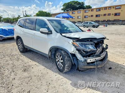 Czwarte zdjęcie samochodu z boku: 2021 HONDA PILOT EX VIN:5FNYF5H33MB036737 - miniatura