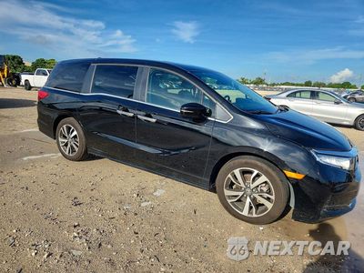 Czwarte zdjęcie samochodu z boku: 2023 HONDA ODYSSEY TOURING VIN:5FNRL6H81PB046329 - miniatura