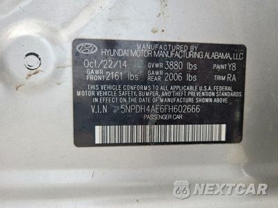 Zdjęcie 13 z 13 samochodu: 2015 HYUNDAI ELANTRA SE VIN:5NPDH4AE6FH602666 - miniatura