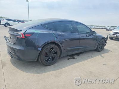 Trzecie zdjęcie samochodu z tyłu: 2024 TESLA MODEL 3 VIN:5YJ3E1ET2RF773817 - miniatura