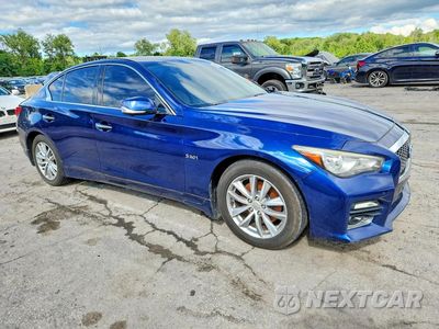 Czwarte zdjęcie samochodu z boku: 2016 INFINITI Q50 RED SPORT 400 VIN:JN1FV7ARXGM450083 - miniatura