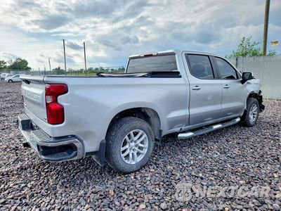 Trzecie zdjęcie samochodu z tyłu: 2021 CHEVROLET SILVERADO K1500 LT VIN:1GCUYDED4MZ402733 - miniatura