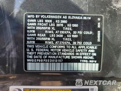 Zdjęcie 13 z 13 samochodu: 2014 VOLKSWAGEN TOUAREG V6 TDI VIN:WVGEP9BP3ED013157 - miniatura