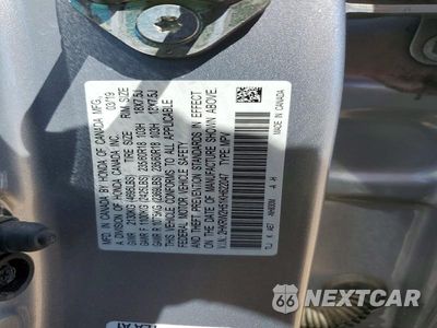 Zdjęcie 13 z 13 samochodu: 2019 HONDA CR-V EX VIN:2HKRW2H51KH622047 - miniatura