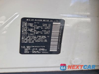 Zdjęcie 12 z 12 samochodu: 2012 INFINITI QX56 BASE VIN:JN8AZ2NC9C9317529 - miniatura