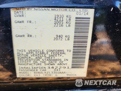 Zdjęcie 13 z 13 samochodu: 2014 NISSAN ALTIMA 2.5 S VIN:1N4AL3AP1EN342291 - miniatura