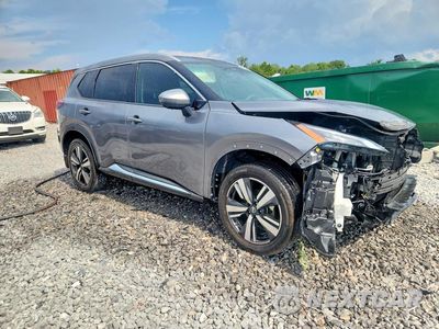 Czwarte zdjęcie samochodu z boku: 2021 NISSAN ROGUE SL VIN:JN8AT3CA1MW020234 - miniatura