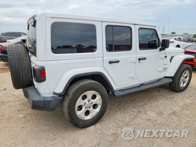 Trzecie zdjęcie samochodu z tyłu: 2018 JEEP WRANGLER UNLIMITED SAHARA VIN:1C4HJXEN2JW196017 - miniatura