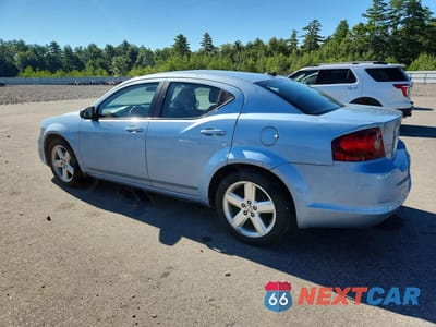 Drugie zdjęcie samochodu z przodu: 2013 DODGE AVENGER SE VIN:1C3CDZAB8DN644106 - miniatura