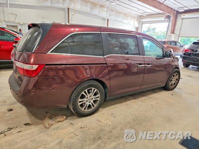 Trzecie zdjęcie samochodu z tyłu: 2013 HONDA ODYSSEY EXL VIN:5FNRL5H69DB014720 - miniatura