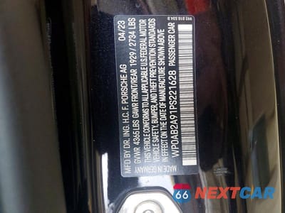 Zdjęcie 13 z 13 samochodu: 2023 PORSCHE 911 CARRERA S VIN:WP0AB2A91PS221628 - miniatura