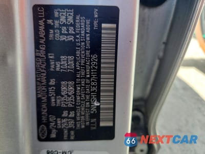 Zdjęcie 14 z 14 samochodu: 2007 HYUNDAI SANTA FE SE VIN:5NMSH13E87H112926 - miniatura