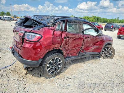Trzecie zdjęcie samochodu z tyłu: 2021 JEEP COMPASS TRAILHAWK VIN:3C4NJDDB5MT593952 - miniatura