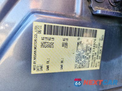 Zdjęcie 12 z 12 samochodu: 2012 NISSAN ALTIMA 2.5 VIN:1N4AL2AP8CC134976 - miniatura