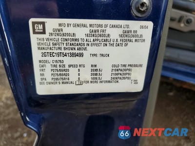 Zdjęcie 13 z 13 samochodu: 2004 GMC NEW SIERRA C1500 VIN:2GTEC19T541389499 - miniatura