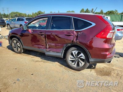Drugie zdjęcie samochodu z przodu: 2016 HONDA CR-V TOURING VIN:5J6RM4H93GL137412 - miniatura